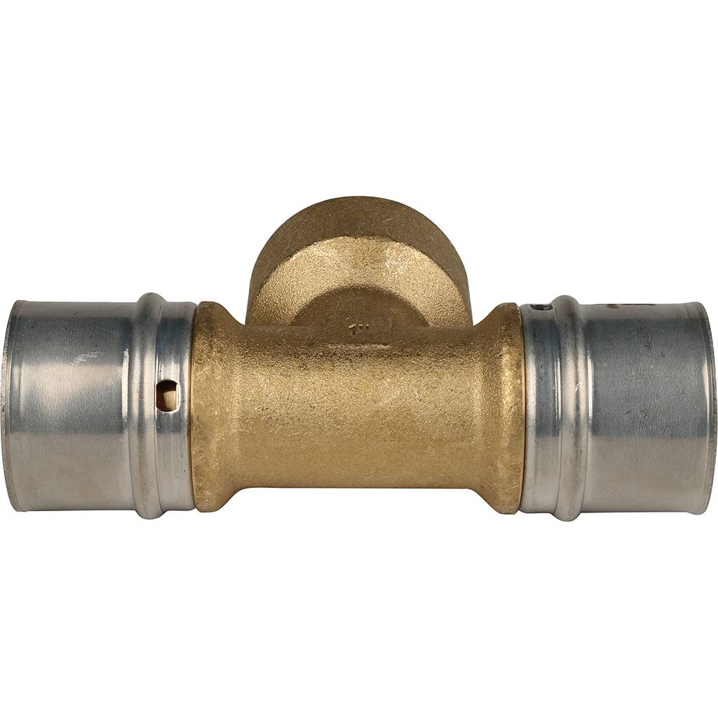 Тройник-переходник STOUT с внутренней резьбой 32х1 х32 для металлопластиковых труб прессовой, SFP-0007-000132