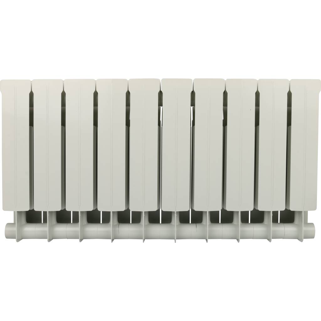 Радиатор биметаллический Global STYLE PLUS 350 10 секций боковое подключение (белый RAL 9010)
