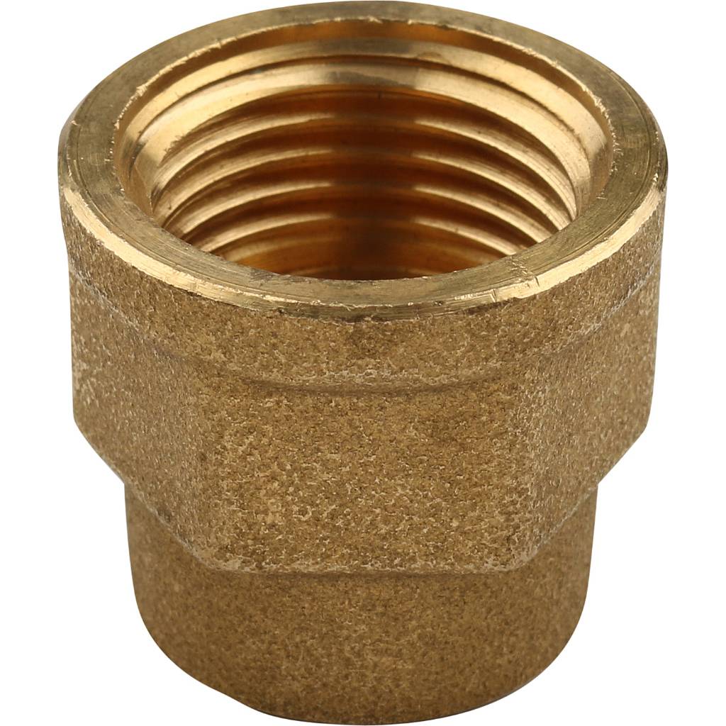 Муфта TIEMME ВВ 1/2х3/8 для стальных труб резьбовой, 1500288