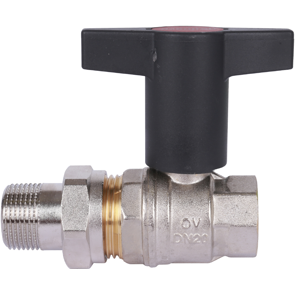 Кран шаровой OVENTROP Optibal с маховиком ВР конич. уплотн. с НГ 3/4, 1075706
