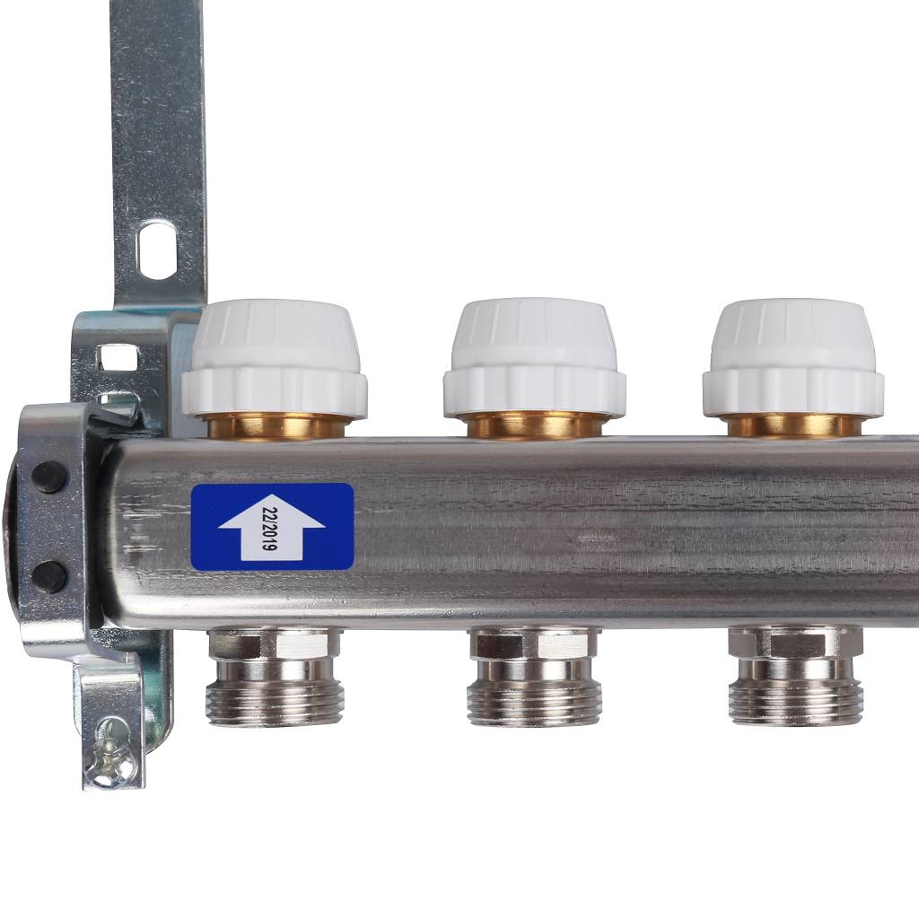 Коллектор из нержавеющей стали без расходомеров STOUT 13 выходов, SMS 0922 000013