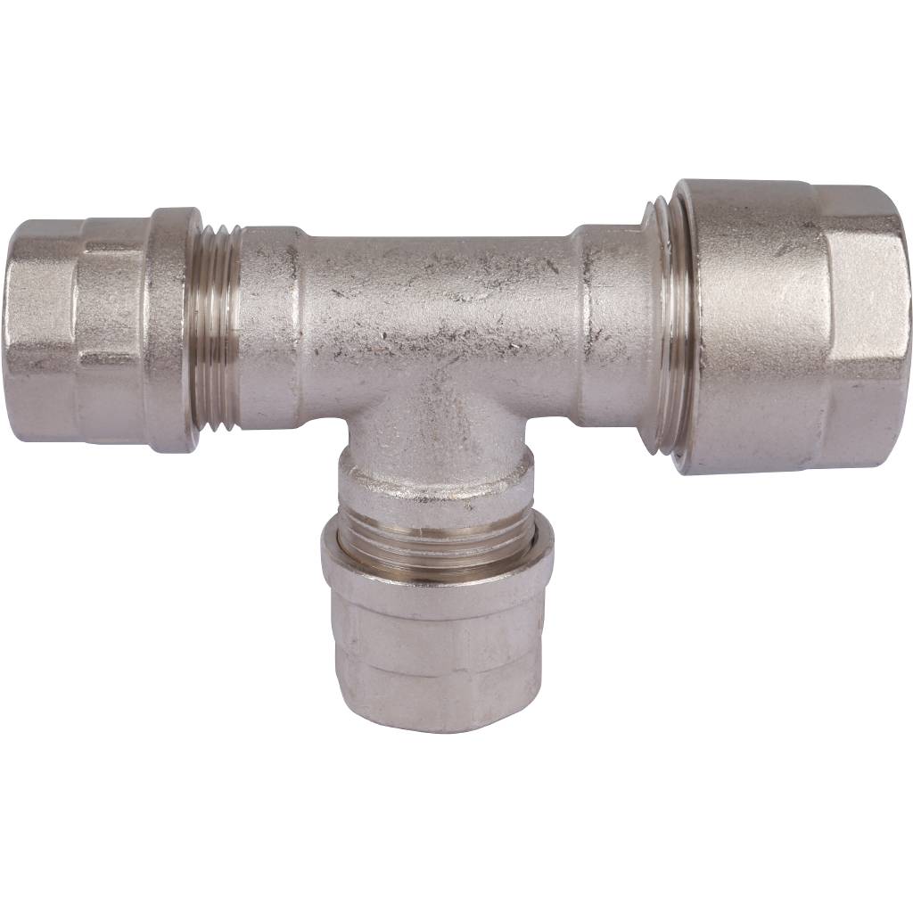 Тройник переходной Prandelli Multyrama (32.3х26.3х26.3) для металлопластиковых труб винтовой, 103.33.76.6