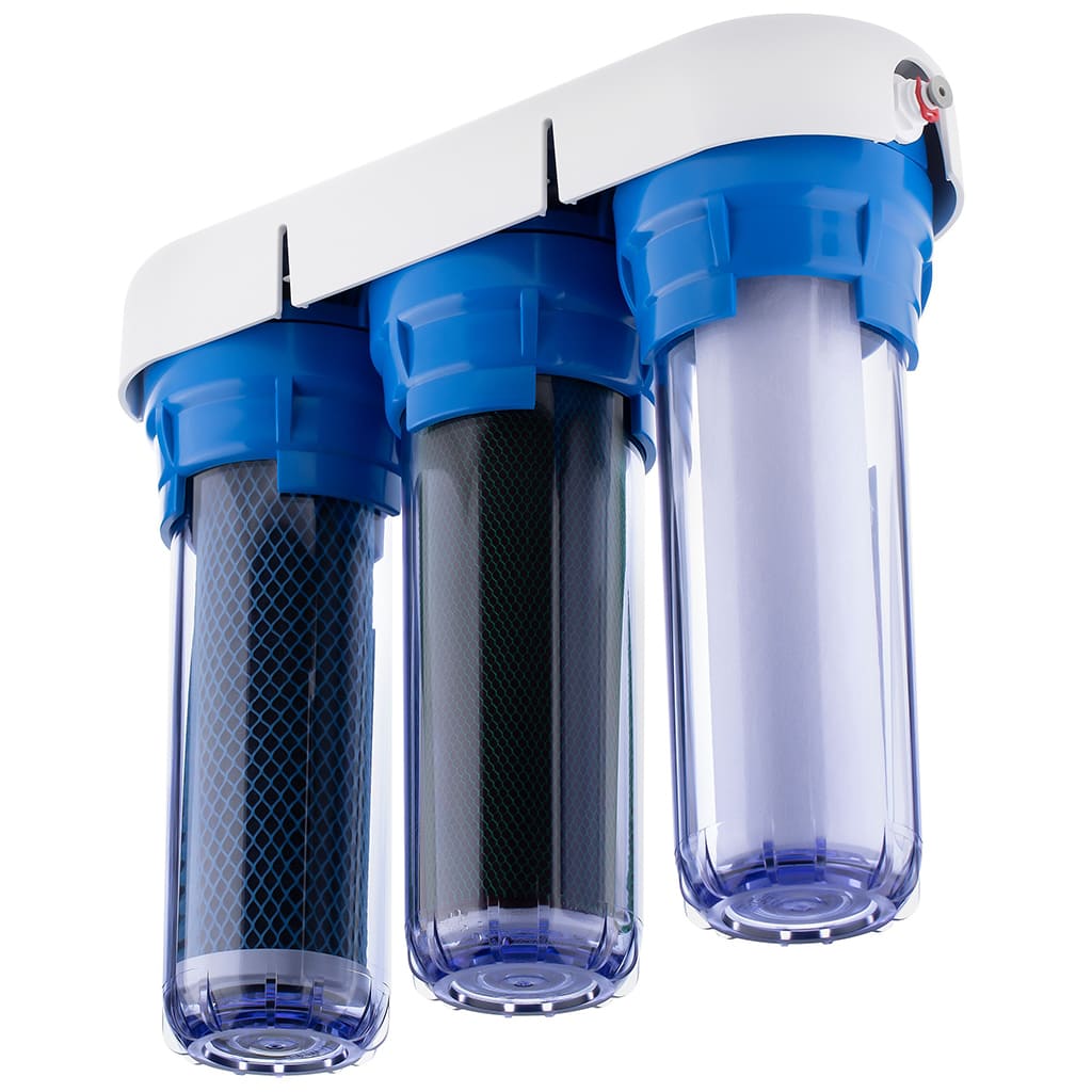 Фильтр трехступенчатый Гейзер БИО 312 (мех+Арагон М-Био+В+Fiber Pro), 66025