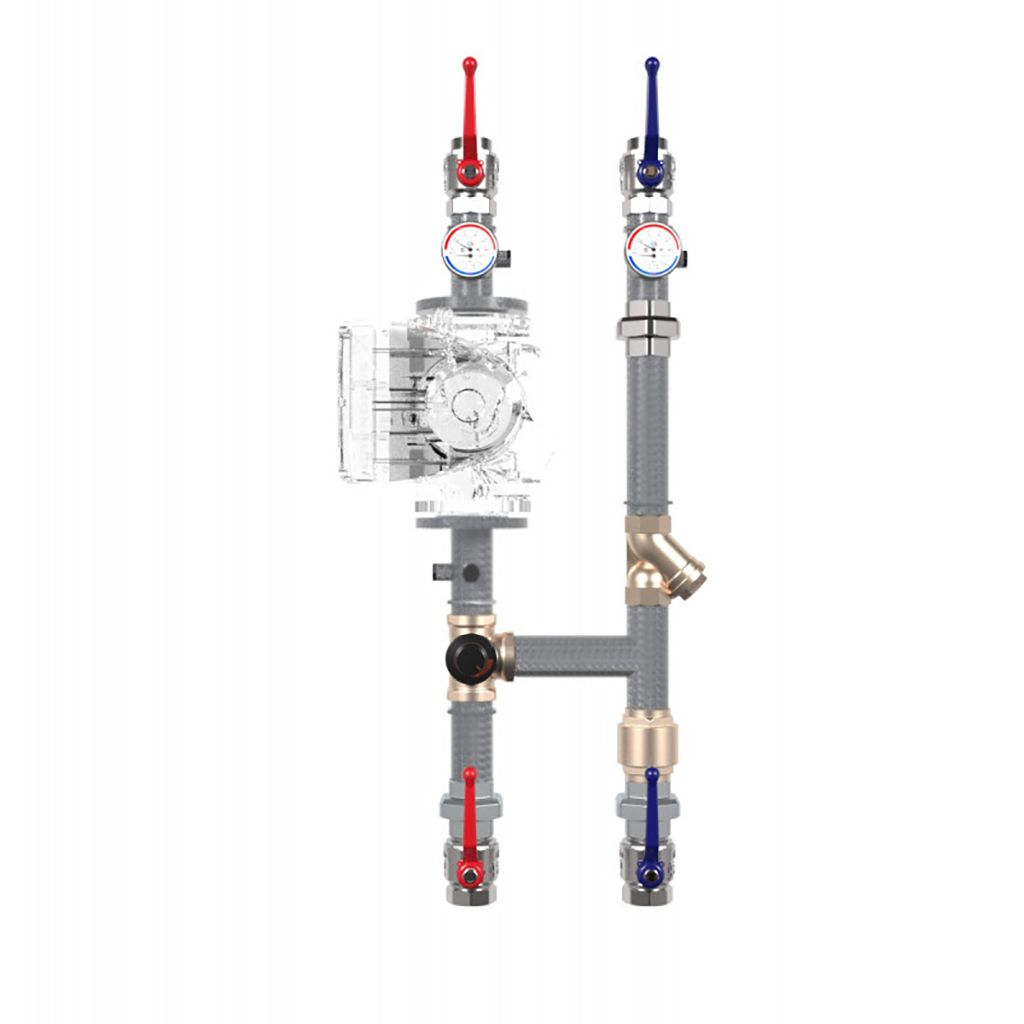 Насосная группа GIDRUSS NG-50смесительная, конструкционная сталь, присоединение 2 ,250кВт, NG 50010 23