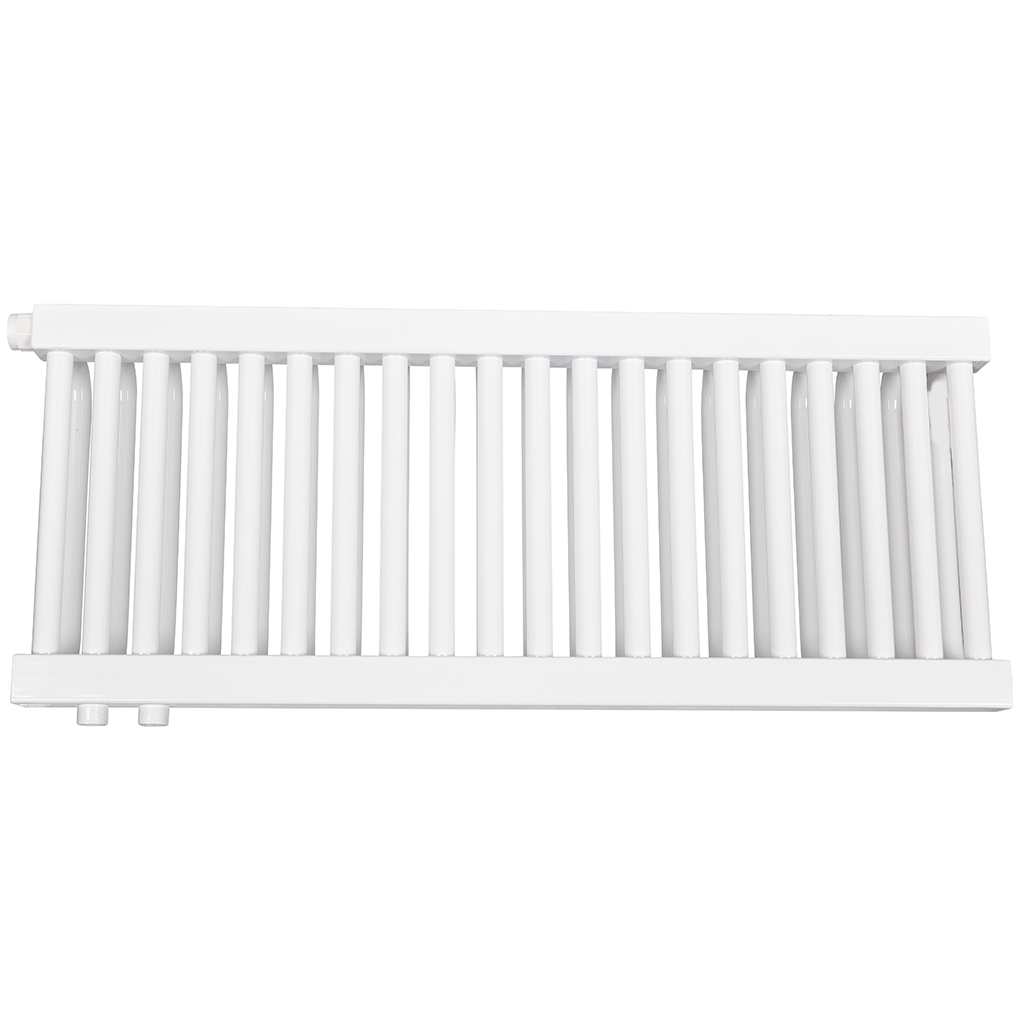 2-х трубчатый радиатор стальной ROMMER RST 2030/20 секций нижнее правое подключение RAL9016, RST-203020-020