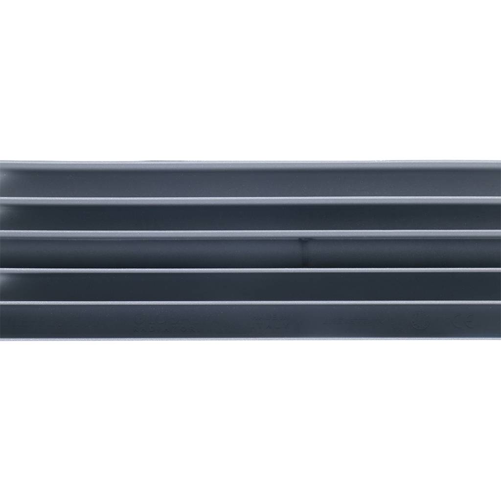 Радиатор биметаллический Global STYLE PLUS 500 10 секций боковое подключение (цвет cod.08 grigio argento opaco metallizzato 2676 (серый)), 155271