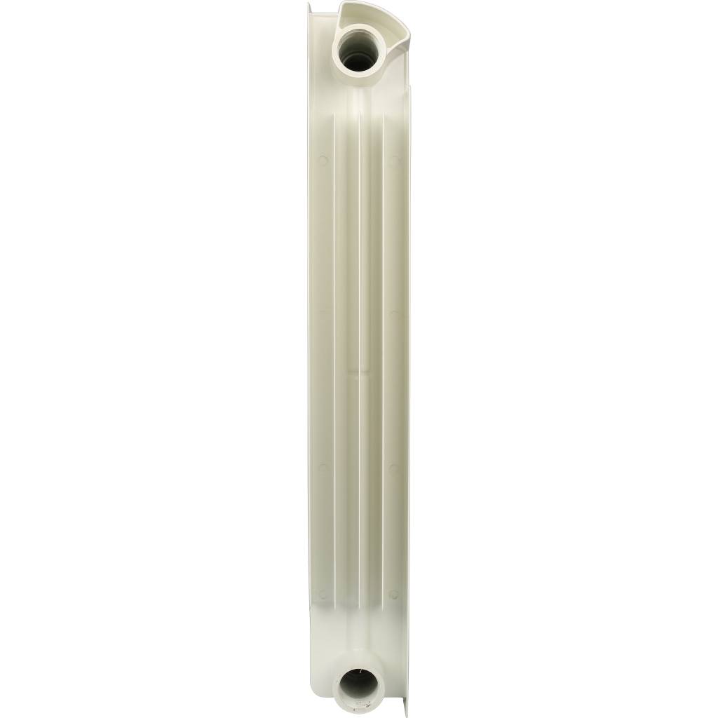 Радиатор биметаллический Global STYLE EXTRA 500 6 секций нижнее правое подключение (белый RAL 9010), STE05001006/DS