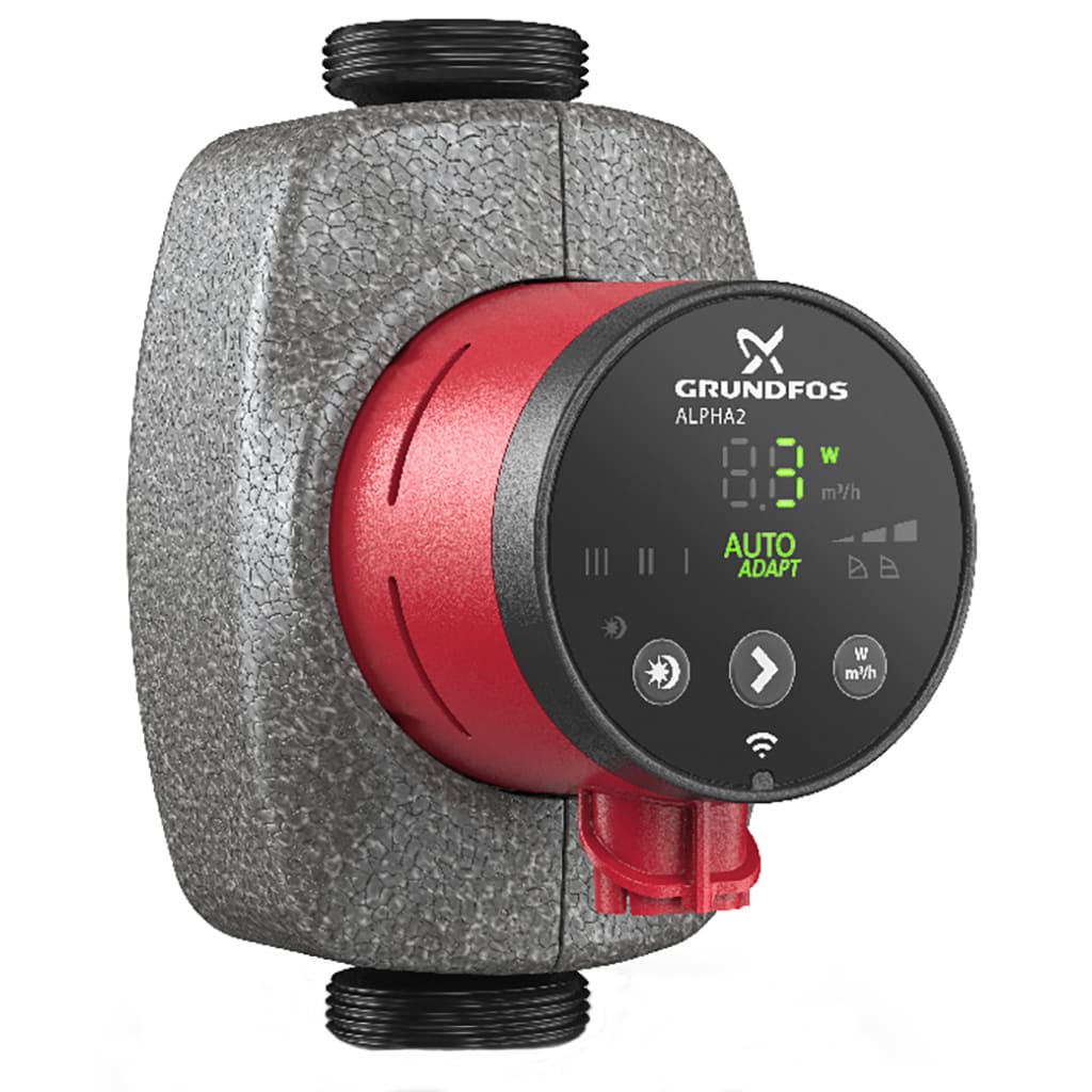 Циркуляционный насос Grundfos ALPHA2 25-40 180 NEW  (в комплекте с накидными гайками), 99420002