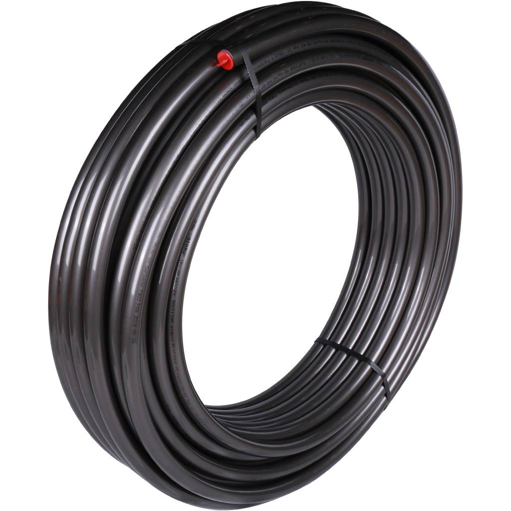 Труба универсальная РЕХАУ RAUTITAN stabil PLATINUM 25х3,7 мм, бухта 50 м из сшитого полиэтилена PEX, 11234071050