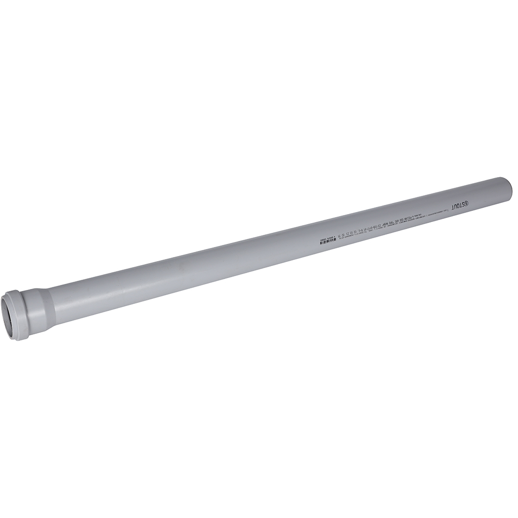 Труба канализационная бесшумная STOUT 58х1000 мм, SKB-0001-058100