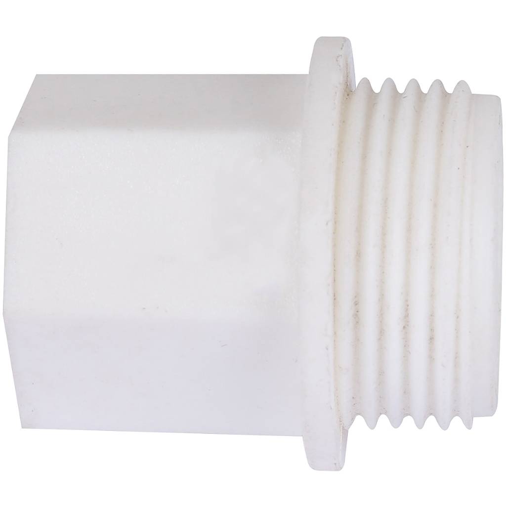 Заглушка Kalde d=25 с резьбой для полипропиленовых труб под сварку (цвет белый)