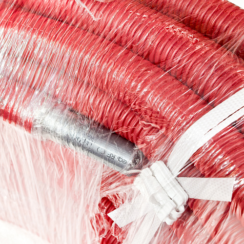 Труба EVOH PE-Xa в гофроизоляции 16х2,2х23, 100м красная, RTP