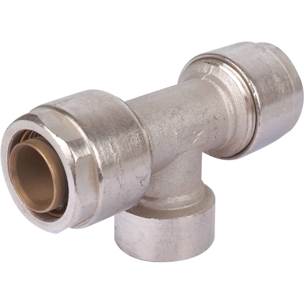 Тройник с внутр.резьбой Prandelli Multyrama (32х3,0х1) для металлопластиковых труб винтовой, 103.08.13.2