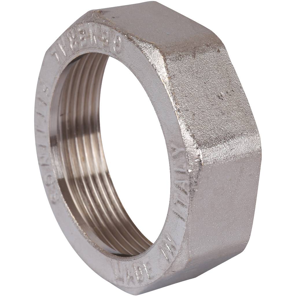 Разъемное соединение STOUT американка ВН 1 1/2 никелированное, уплотнение под гайкой по плоскости, SFT-0045-000112