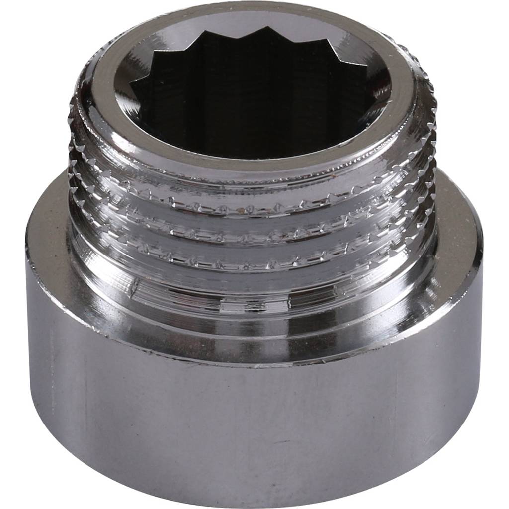 Удлинитель TIEMME НВ 15мм-1/2 хром для стальных труб резьбовой, 1500069