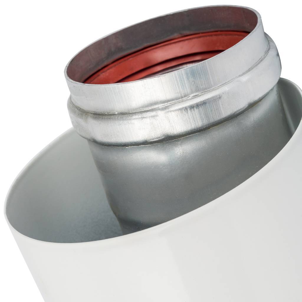 Труба коаксиальная STOUT DN60/100 250 мм п/м, уплотнения и хомут в комплекте