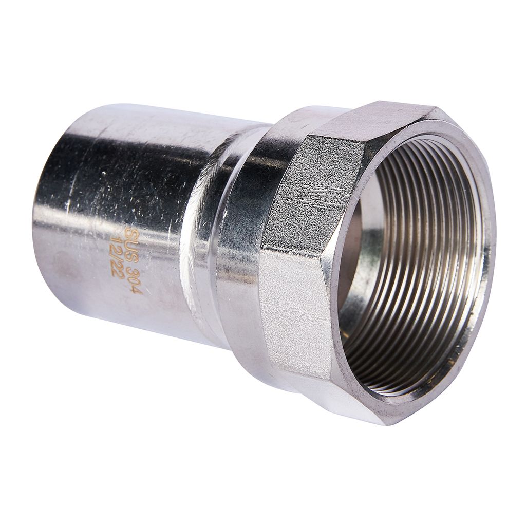 Вставка ROMMER переходная НПр-ВР, 54х2, из нержавеющей стали прессовой, RSS-1023-000542