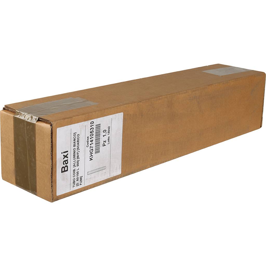 Труба эмалированная Baxi с изоляцией L=500 мм DN 80, KHG71410531-