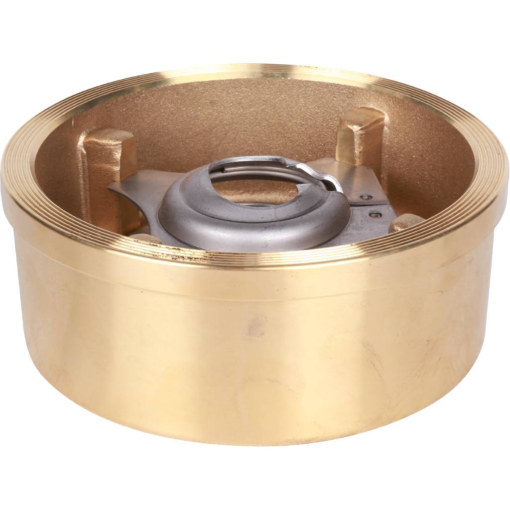 Клапан обратный осевой Tecofi Ду100 Ру16 межфланцевый из латуни, CA7441-0100