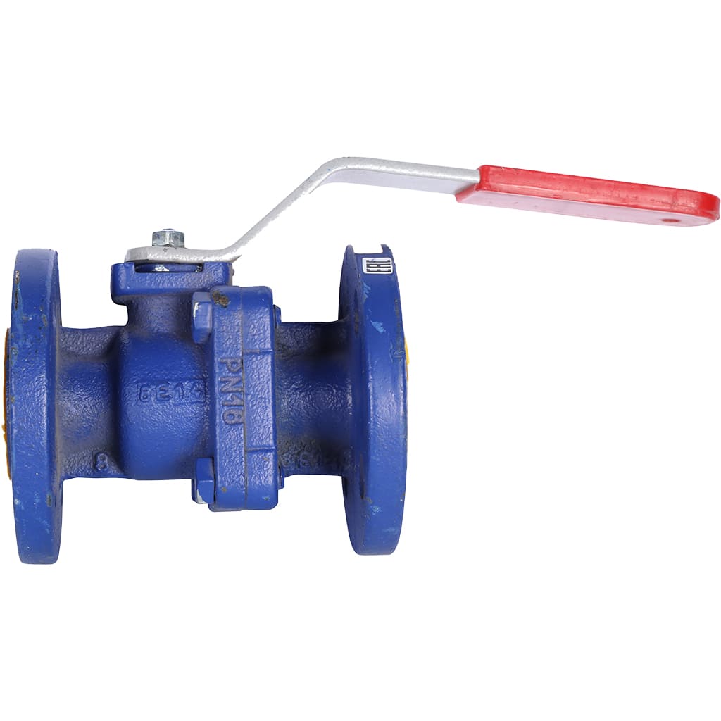 Кран шаровой ZETKAMA 565A Ду15 Ру16 фланцевый, 565A015C09