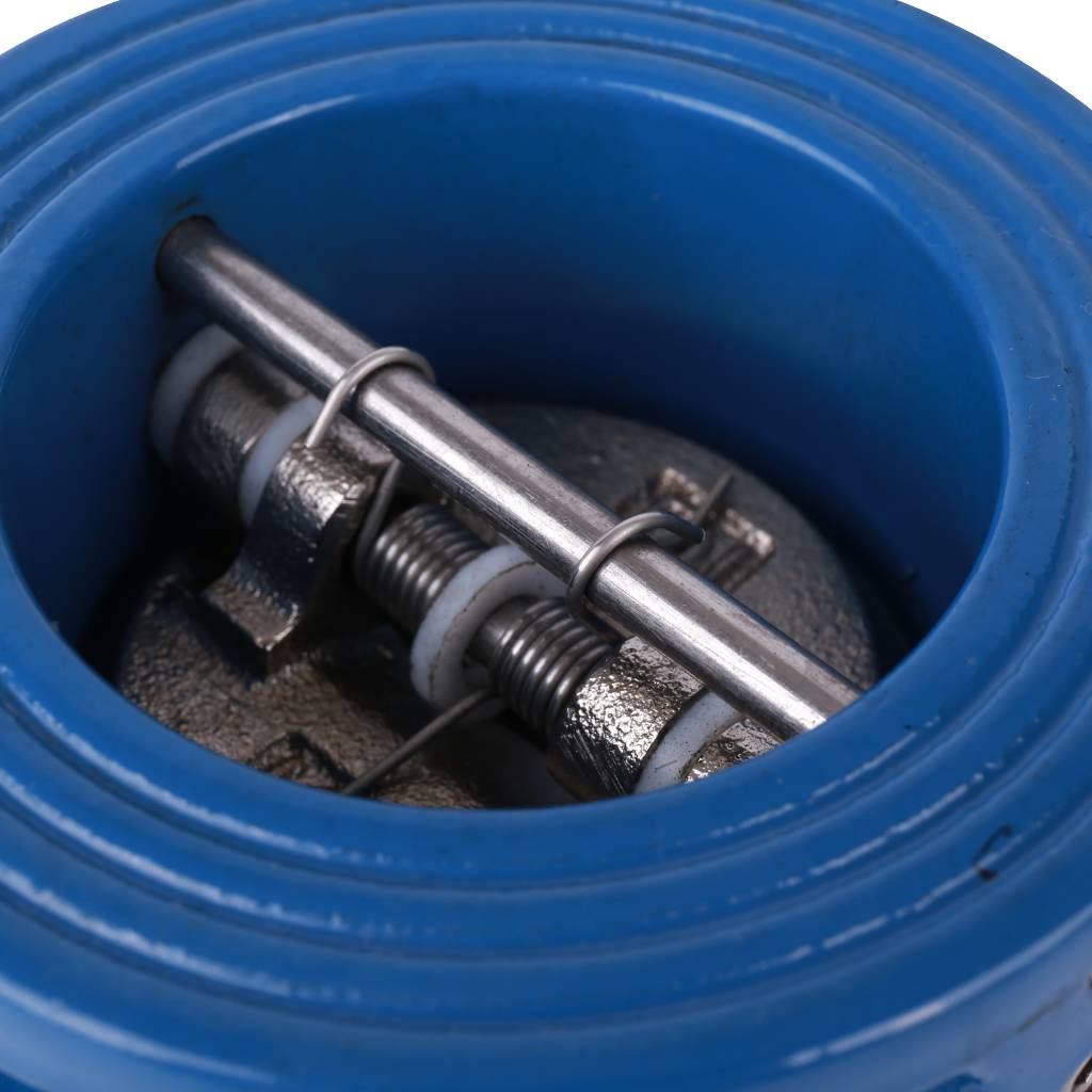 Обратный клапан двухстворчатый Tecofi из чугуна Ду40 Ру16 межфл ст/чуг T=110, CB3448N-EP0040