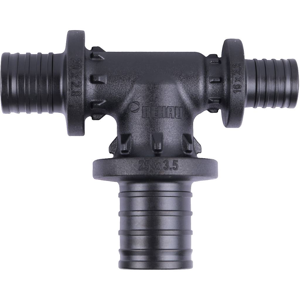 Тройник РЕХАУ RAUTITAN с увеличенным боковым проходом 20-25-16 PX