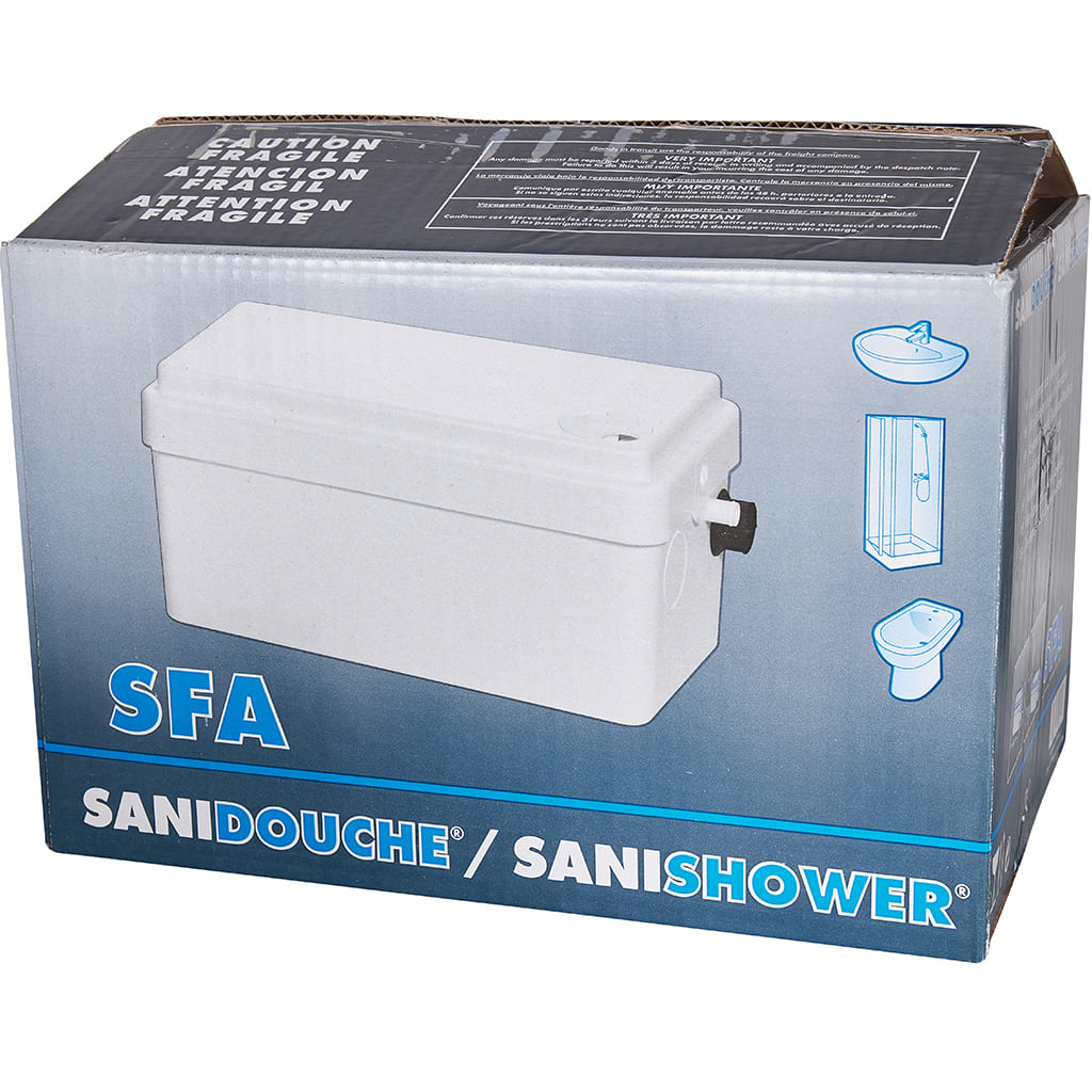 Санитарный насос SFA SANIDOUCHE, 2 подкл, Tmax - 50°C, D60