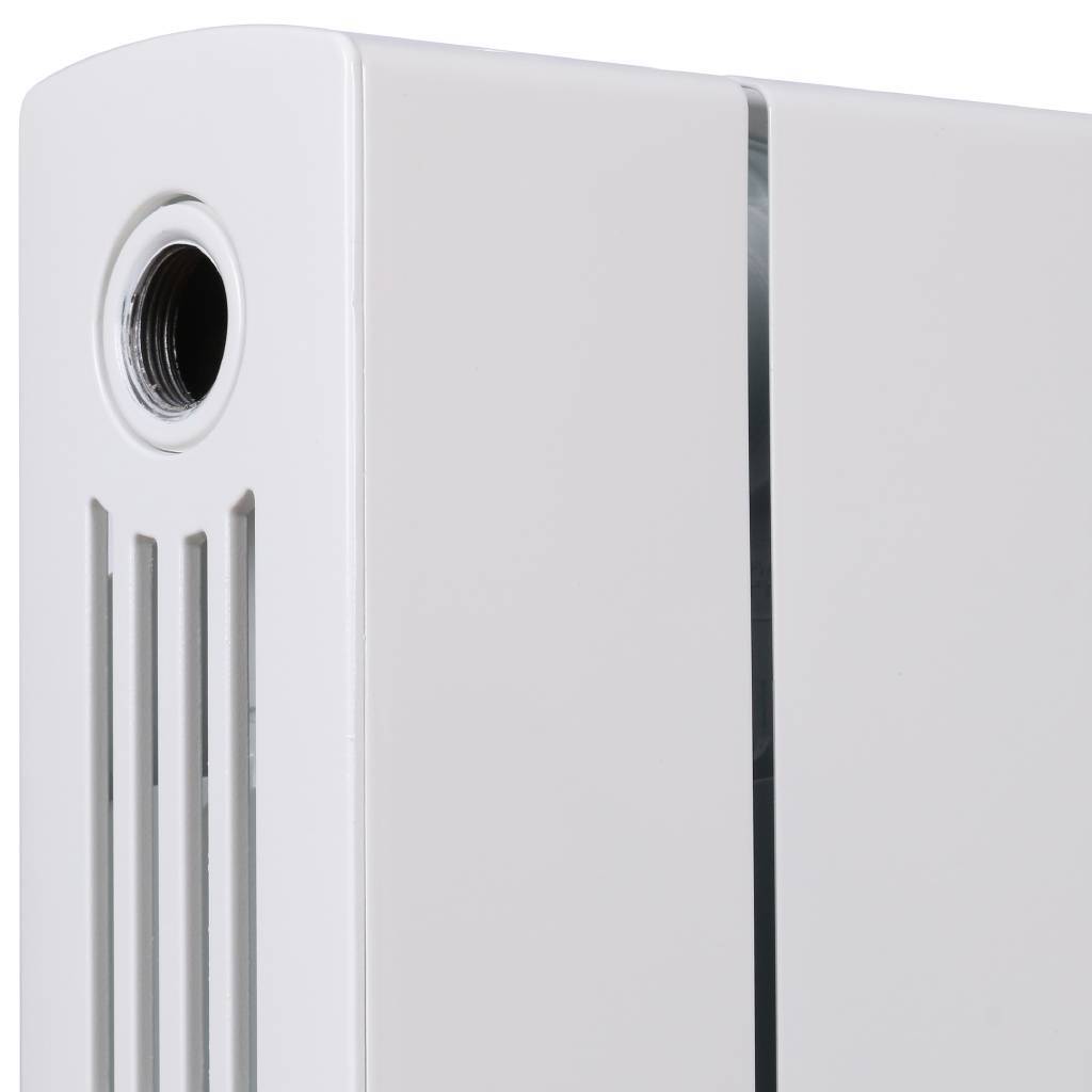 Радиатор биметаллический RIFAR SUPReMO 500 8 секций боковое подключение (белый RAL 9016), 4RS50-8