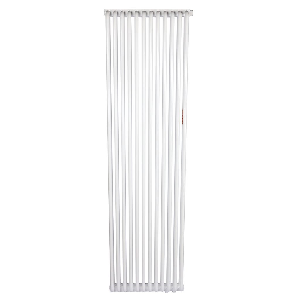 2-х трубчатый радиатор стальной ROMMER RST 2175/12 секций нижнее правое подключение RAL9016