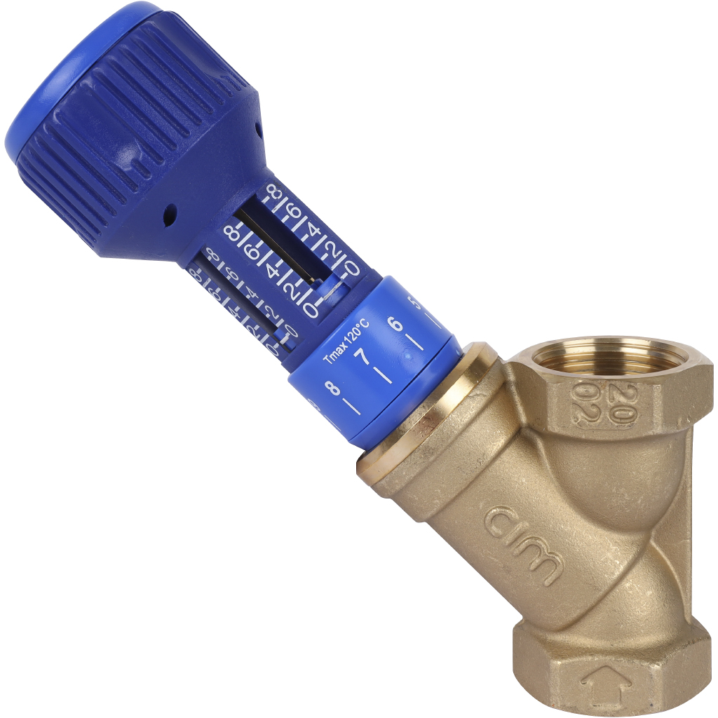 Клапан балансировочный Cimberio 727ОТ 1 PN20 BB ручной без изм. ниппелей, CIM 727OT 1