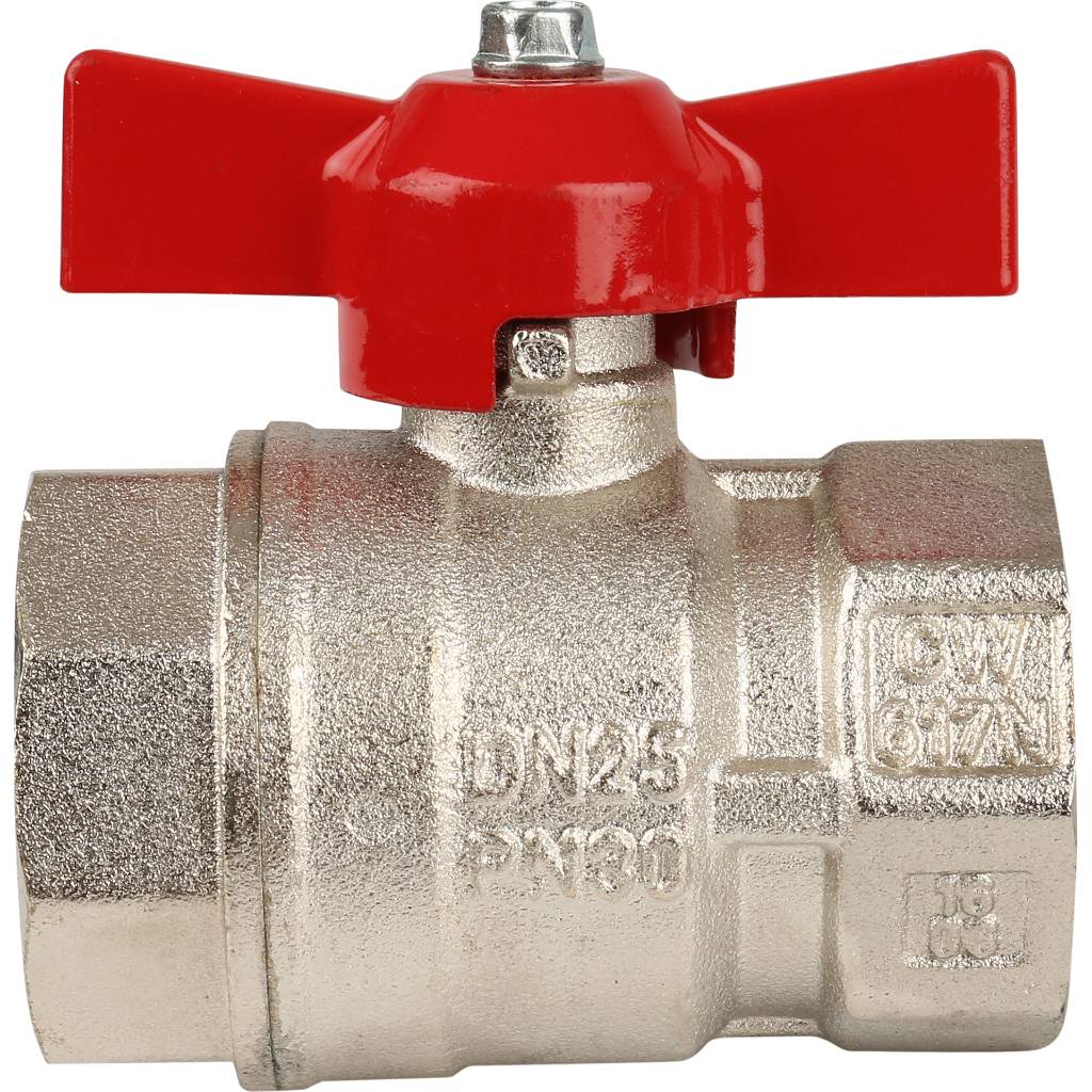 Кран шаровой Itap IDEAL 092 1 муфтовый полнопроходной (бабочка), 27514