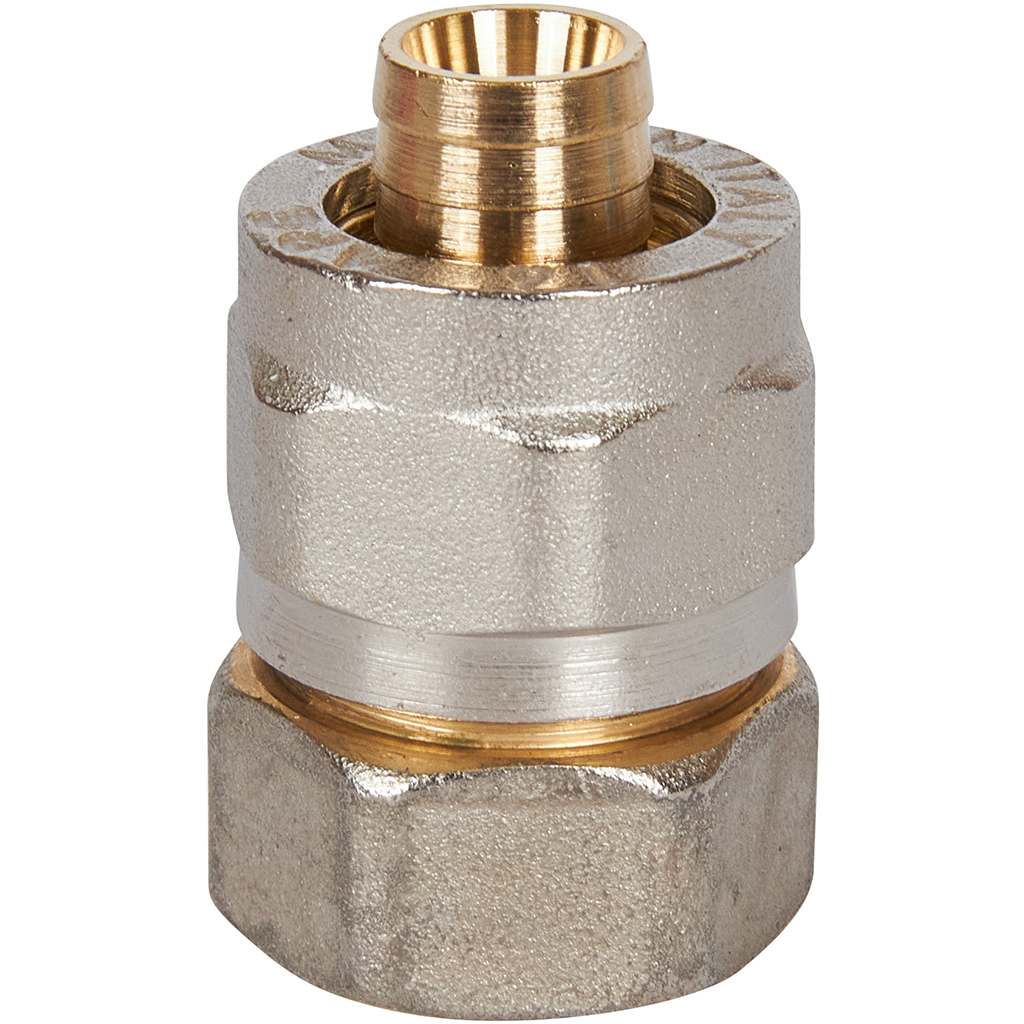 Переходник STOUT с внутренней резьбой 1/2 х16 для металлопластиковых труб винтовой, SFS-0002-001216