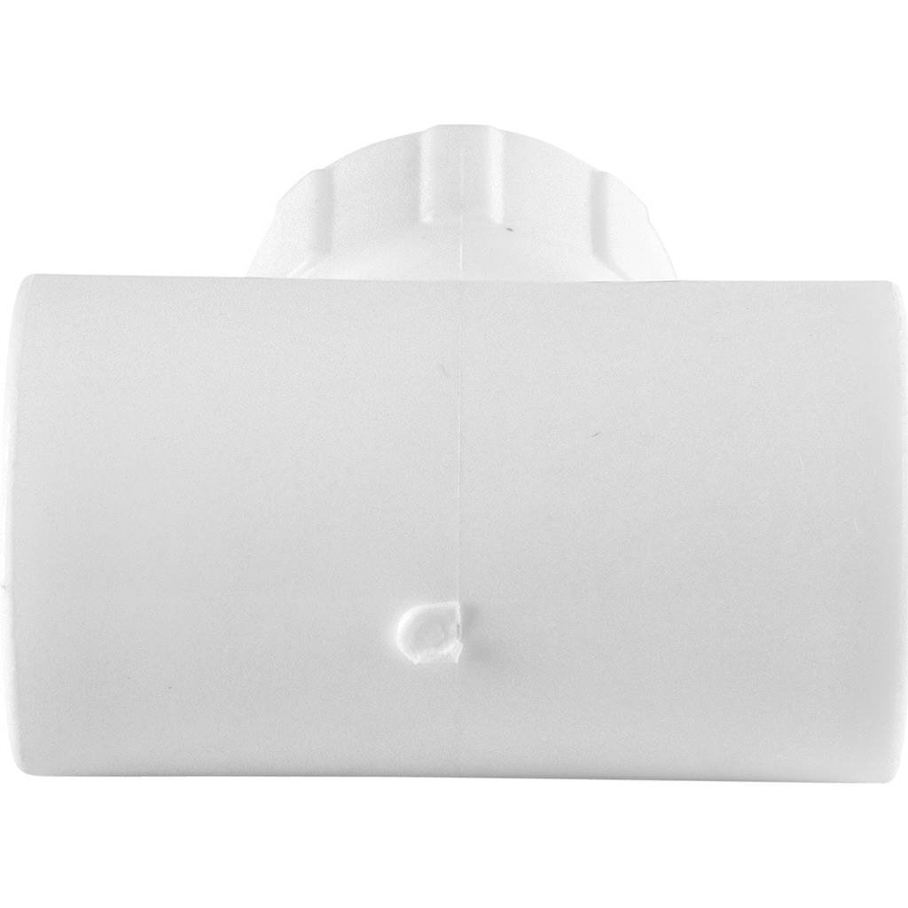 Тройник Политэк 25x1/2 с наружной резьбой для полипропиленовых труб под сварку (цвет белый), 9510002512