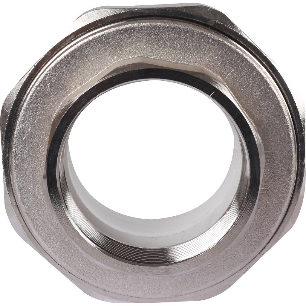 Муфта разъемная Kalde с внутренней резьбой 90x3 для полипропиленовых труб под сварку (цвет белый)