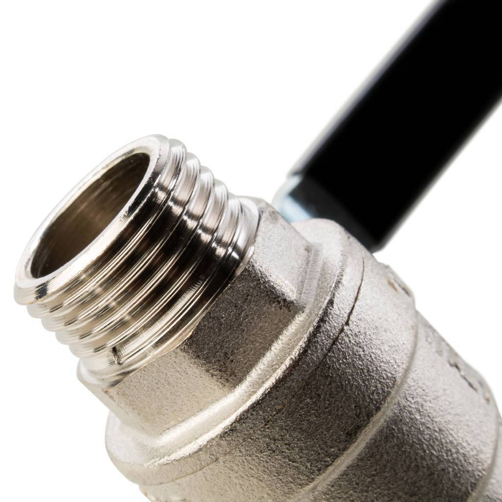 Кран шаровой STOUT полнопроходной, НР/НР, ручка рычаг 1/2, SVB-0005-000015