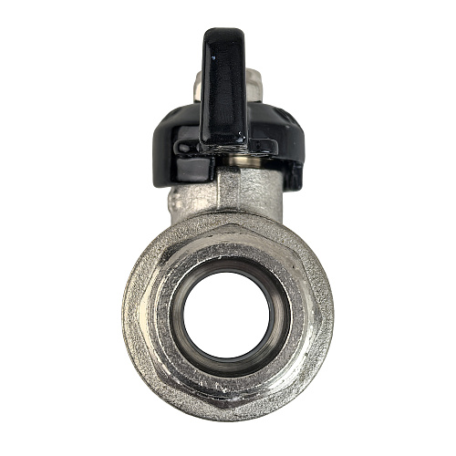 Кран шаровой ГОСТ ручка бабочка, латунь, внутренняя/наружная резьба 1,PN40 никель, RTP