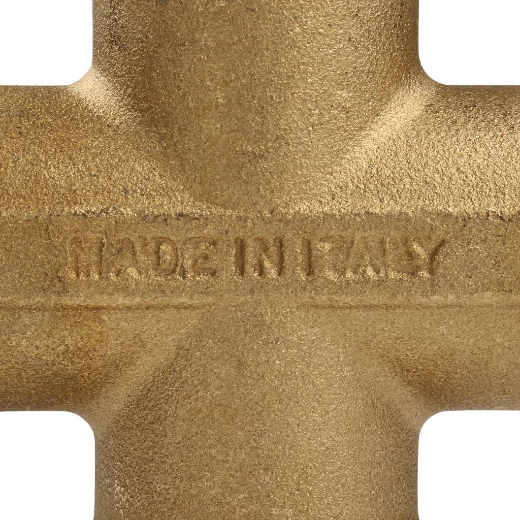 Крестовина TIEMME ВВ 1/2 для стальных труб резьбовой, 1500103