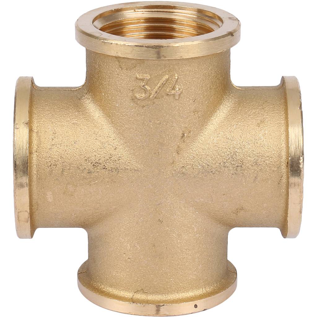 Крестовина TIEMME ВВ 3/4 для стальных труб резьбовой, 1500065