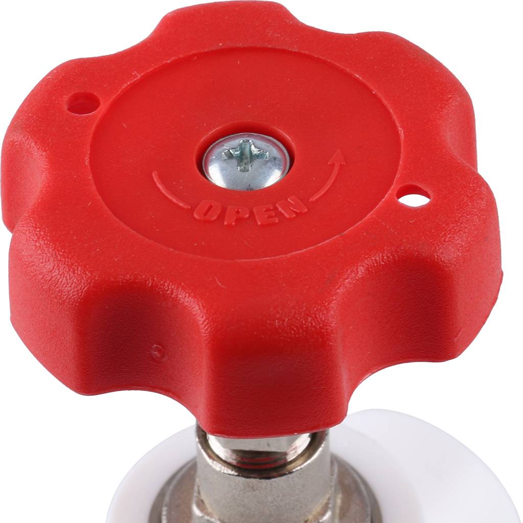 Вентиль Kalde d=20 для полипропиленовых труб под сварку (цвет белый), 3242-vlf-200000