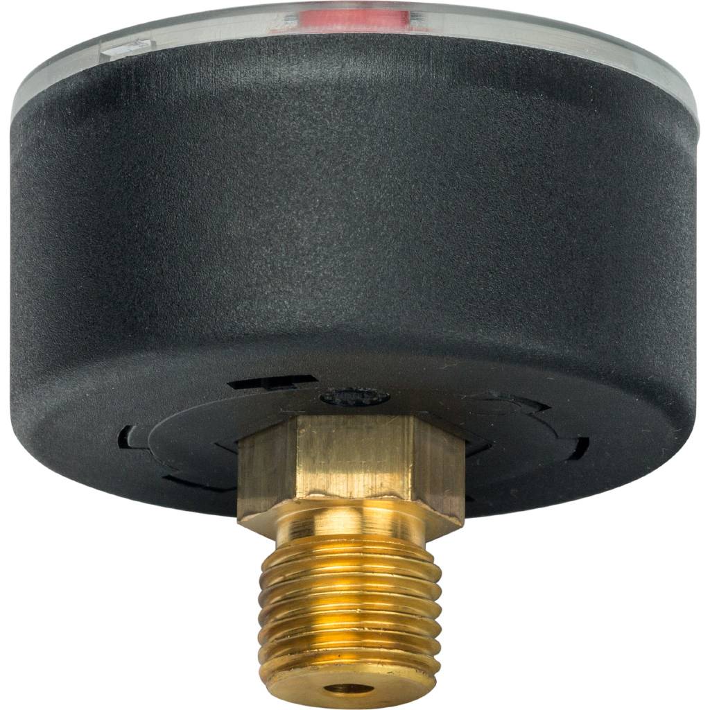 STOUT Манометр аксиальный с указателем предела 50 мм