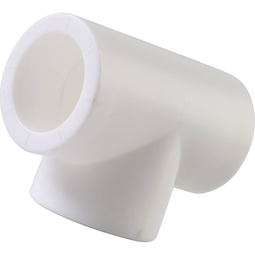 Тройник Политэк d=25 для полипропиленовых труб под сварку (цвет белый), 9000000425