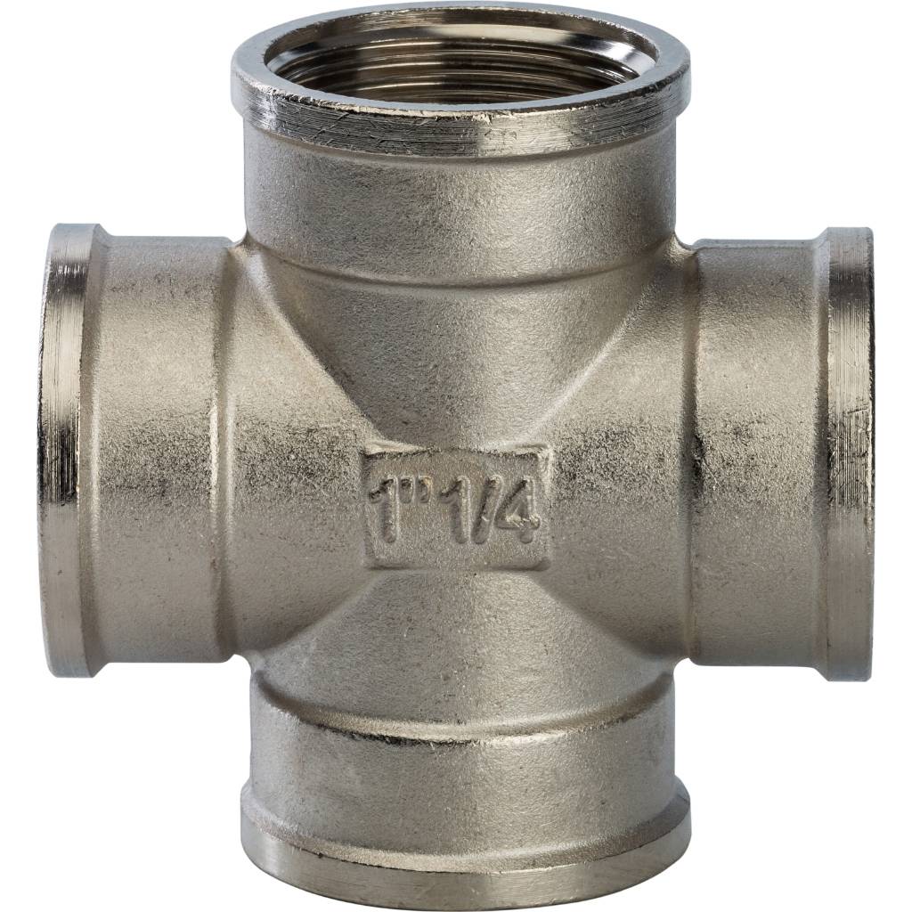 Крестовина STOUT ВВ никелированная 1 1/4, SFT-0031-000114