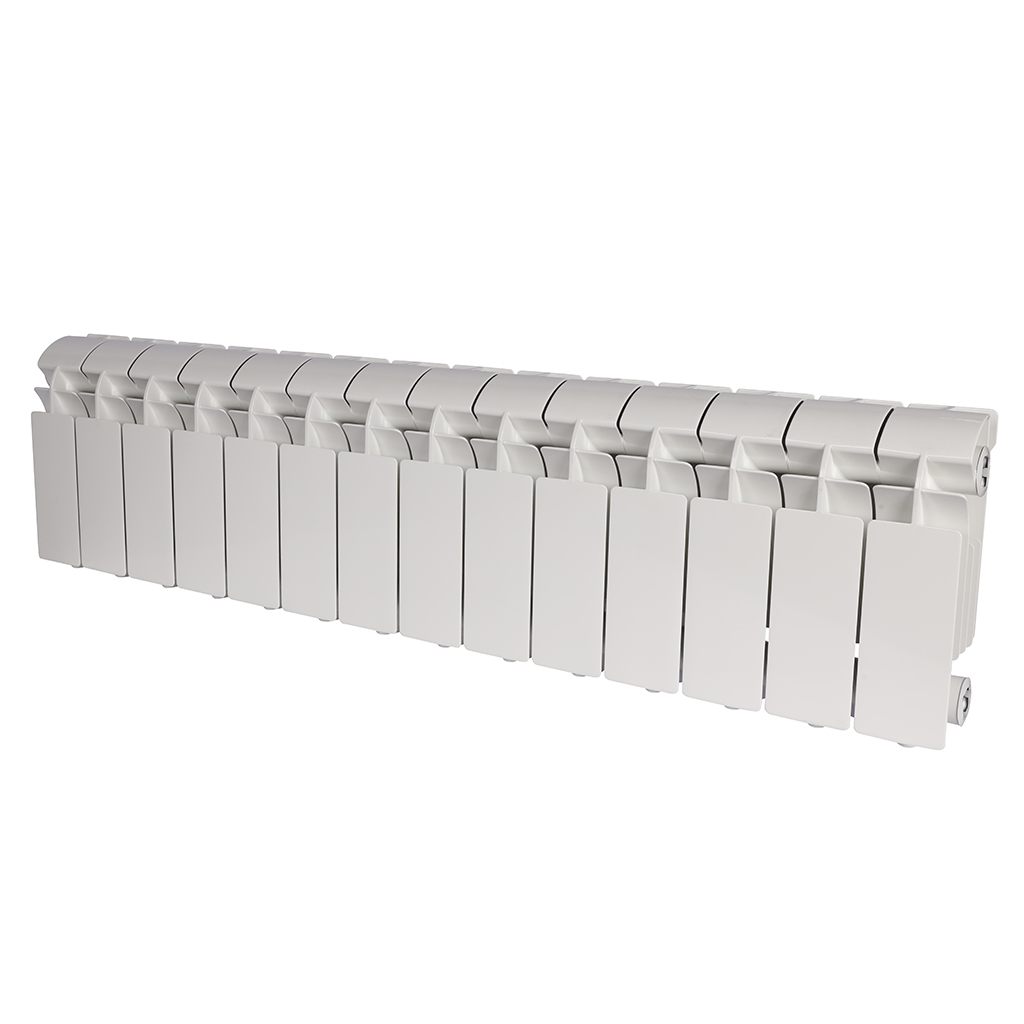 Радиатор алюминиевый Global VOX- R 200 14 секций боковое подключение (белый RAL 9010), VX02001014