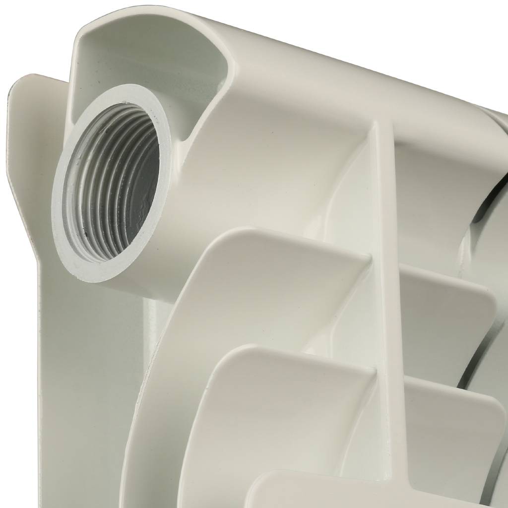 Радиатор алюминиевый Global ISEO 500 14 секций боковое подключение (белый RAL 9010), IS05001014