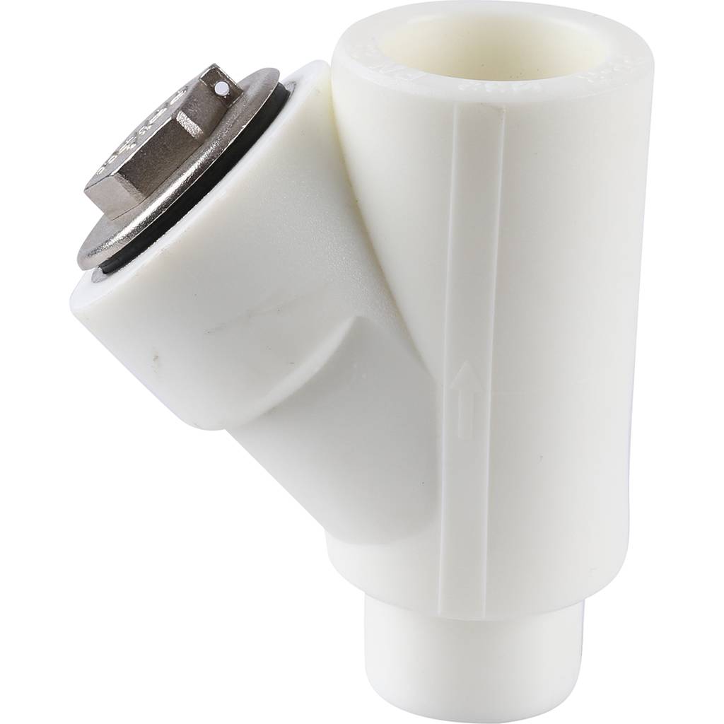 Герметичный фильтр Kalde 32 (ВН-НР) (соединение муфта-муфта) для полипропиленовых труб под сварку (цвет белый), 3222-fls-320000