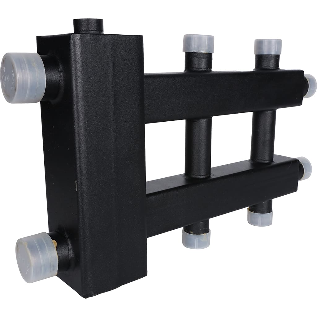 ROMMER RDG-0060-024013 ROMMER Коллектор (дублер компакт) с гидроразделителем на 1+1+1 контура  до 60 кВт