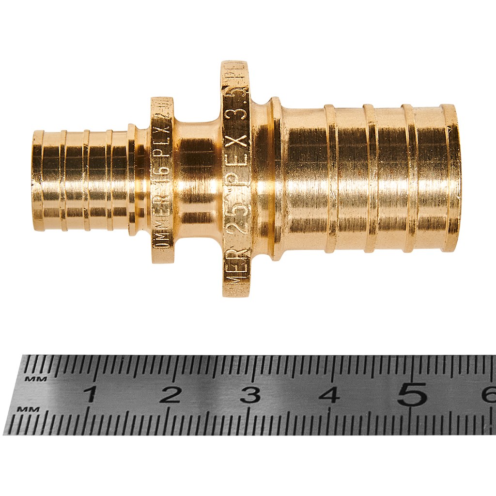 Муфта соединительная переходная ROMMER 25x16 для труб из сшитого полиэтилена аксиальный, RFA-0004-002516