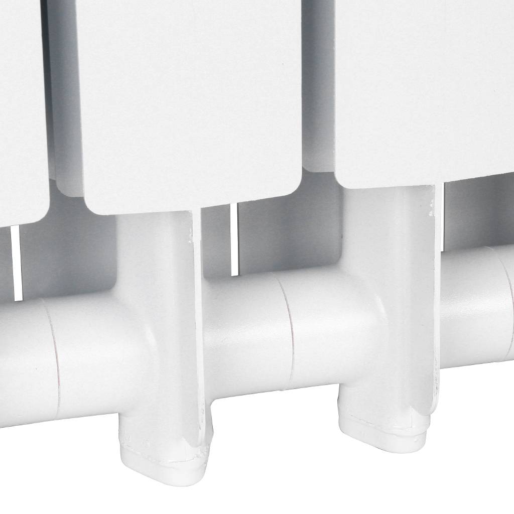 Радиатор алюминиевый Global VOX- R 500 12 секций нижнее правое подключение (белый RAL 9010), 169532