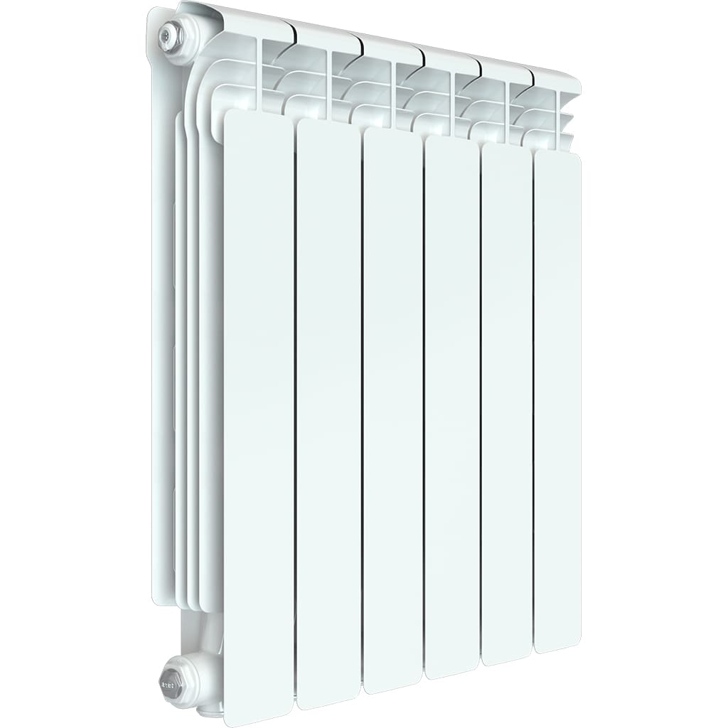 Радиатор алюминиевый RIFAR ALUM VENTIL 500 VL 6 секции нижнее левое подключение (белый RAL 9016), 2RАl50.VL-6