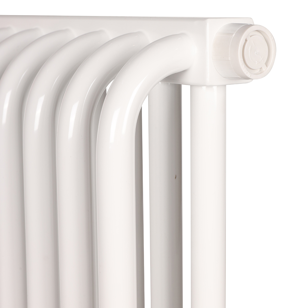 2-х трубчатый радиатор стальной ROMMER RST 2050/12 секций нижнее правое подключение RAL9016, RST-205012-020